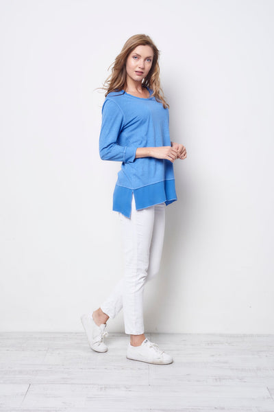 Three Quarter Length Sleeve Knit Top – StoneFlowers