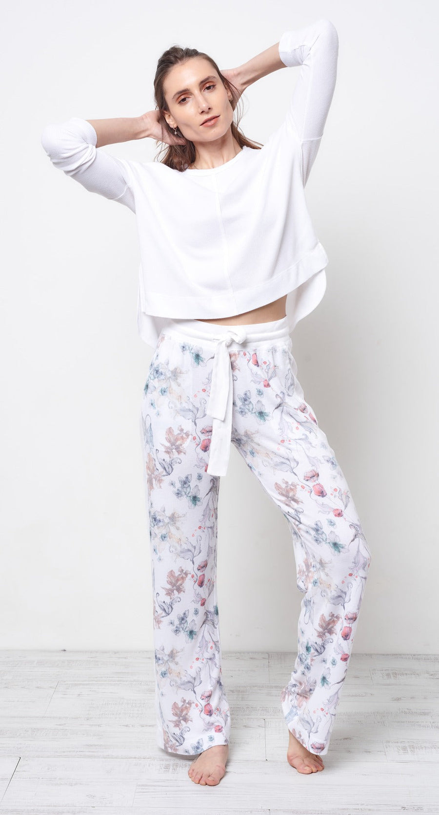 Waffle Long Sleeve Crewneck – StoneFlowers